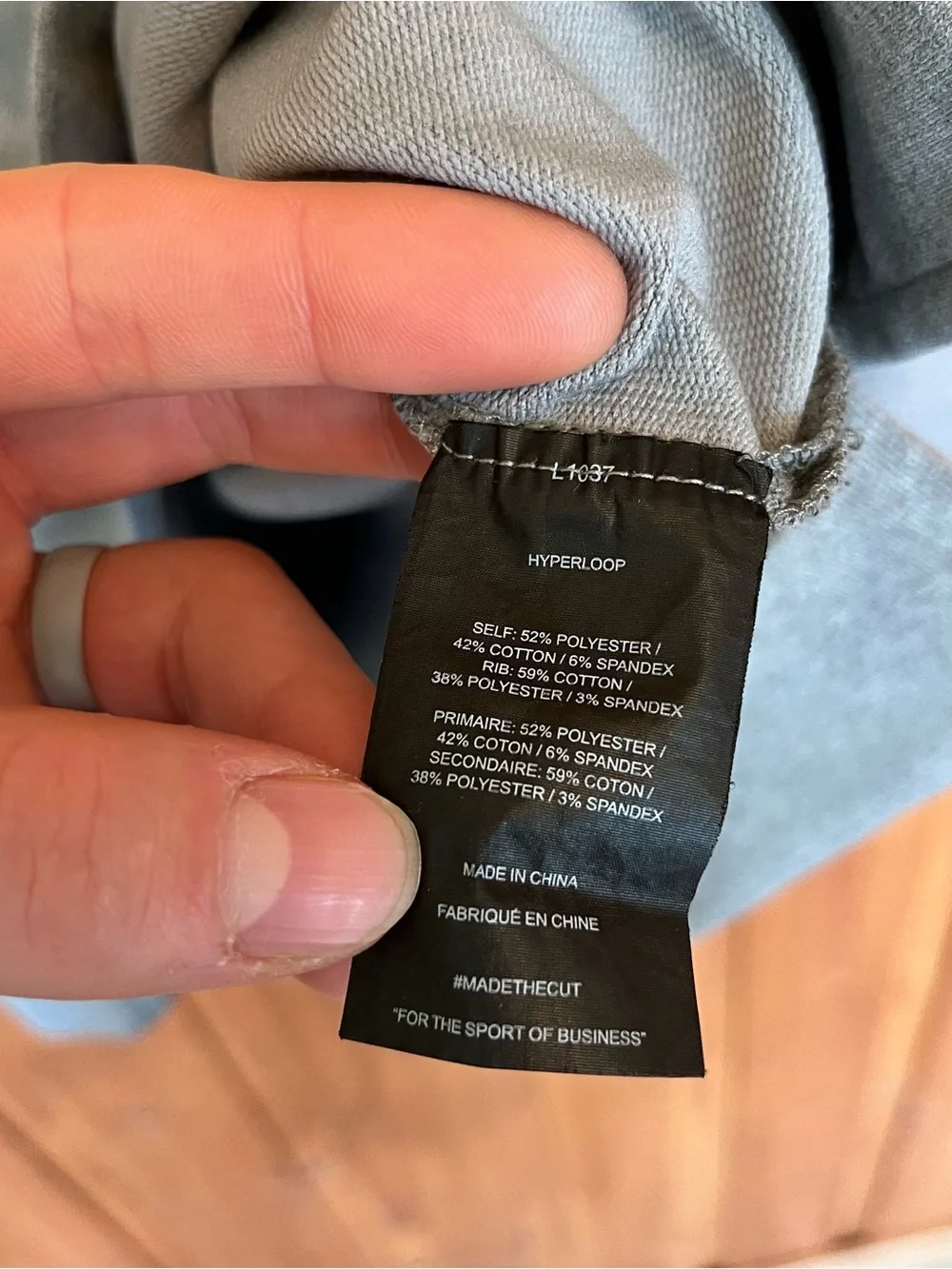 Cuts Clothing Gray Hyperloop Pullover Split-Hem - Picture 5 of 7